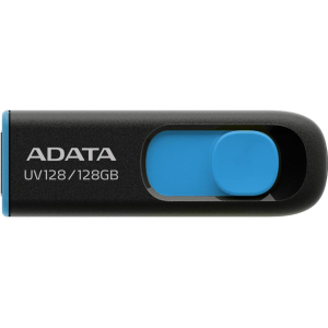 MEMORY DRIVE FLASH USB3 128GB/BLACK AUV128-128G-RBE ADATA