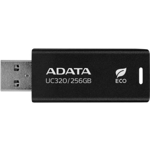 MEMORY DRIVE FLASH USB3.2 256G/BLACK UC320-256G-RBK/BK ADATA