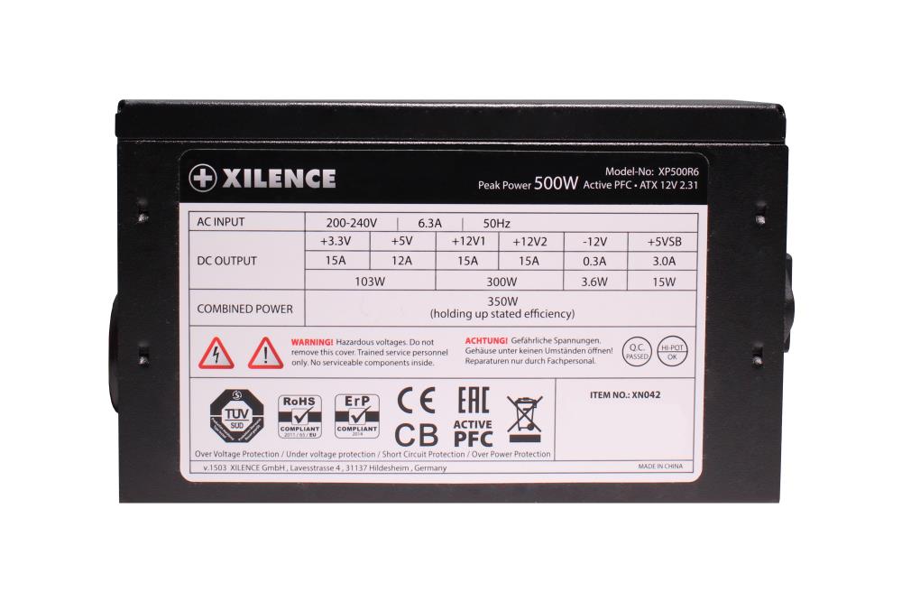 CASE PSU ATX2.3 500W/XN042 XILENCE - Image 8