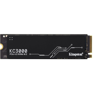SSD KINGSTON KC3000 1TB M.2 NVMe 3D TLC Write speed 6000 MBytes/sec Read speed 7000 MBytes/sec TBW 800 TB MTBF 1800000 hours SKC3000S/1024G