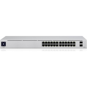 Switch UBIQUITI USW-Pro-24-PoE Type L3 Desktop/pedestal Rack 24x10Base-T / 100Base-TX / 1000Base-T 2xSFP+ PoE ports 24 PoE+ ports 16 400 Watts USW-PRO-24-POE