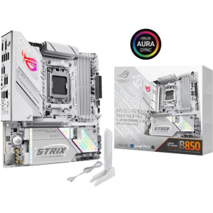 Mainboard ASUS AMD B850 SAM5 Micro-ATX Memory DDR5 Memory slots 4 1xPCI-Express 5.0 16x 4xM.2 1xHDMI 1xDisplayPort 2xUSB 2.0 4xUSB 3.2 4xUSB-C 1xOptical S/PDIF 1xRJ45 2xAudio port STRIXB850-GGAMINGWIFI
