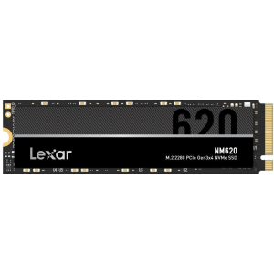 SSD LEXAR NM620 256GB M.2 PCIE NVMe Write speed 1300 MBytes/sec Read speed 3300 MBytes/sec MTBF 1500000 hours LNM620X256G-RNNNG