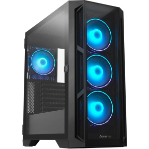 Case CHIEFTEC APEX ARGB MidiTower Not included ATX MicroATX MiniITX Colour Black GA-01B-TG-OP