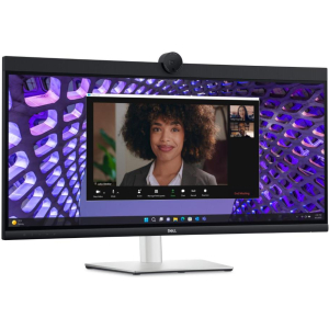 LCD Monitor DELL P3424WEB 34" Curved/21 : 9 Panel IPS 3440x1440 21:9 60Hz 5 ms Speakers Camera 4MP Swivel Height adjustable Tilt 210-BFOB