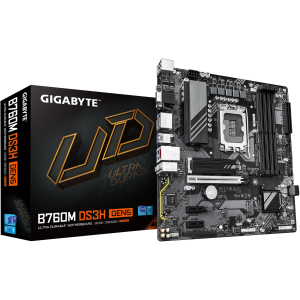 Mainboard GIGABYTE Intel B760 Express LGA1700 Micro-ATX Memory DDR5 Memory slots 4 B760MDS3HGEN5