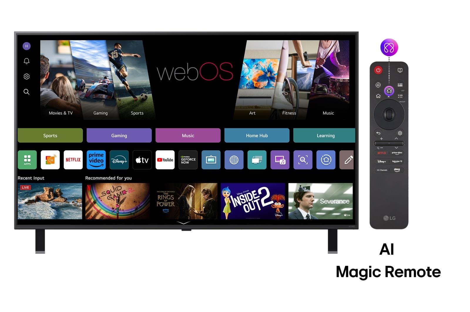 TV Set LG 55" 4K/Smart 3840x2160 Wireless LAN Bluetooth webOS 55QNED85A3C - Image 6