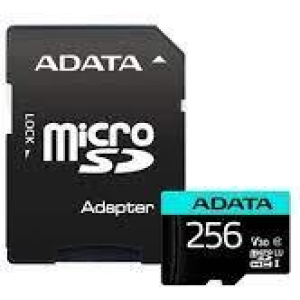 MEMORY MICRO SDXC 256GB W/AD./AUSDX256GUI3V30SA2-RA1 ADATA