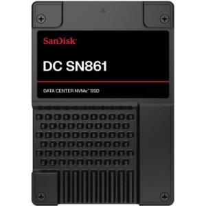 SSD SANDISK DC SN861 3.84TB U.2 PCIe Gen5 NVMe Write speed 7200 MBytes/sec Read speed 13700 MBytes/sec 15mm SDS6BA138PSP9X30TS2526