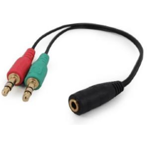 CABLE AUDIO 3.5MM SOCKET TO/2X3.5MM PLUG CCA-418 GEMBIRD