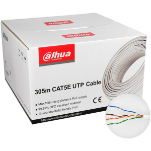 CABLE CAT5E UTP 305M WHITE/PFM920I-5EUN DAHUA
