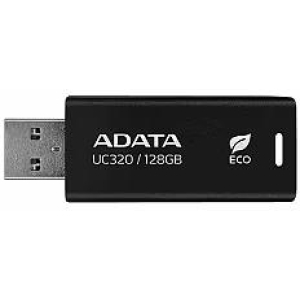 MEMORY DRIVE FLASH USB3.2 128G/BLACK UC320-128G-RBK/BK ADATA