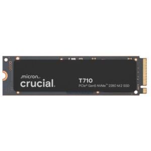 SSD CRUCIAL T710 2TB M.2 PCIe Gen5 NVMe Write speed 13800 MBytes/sec Read speed 14500 MBytes/sec TBW 1200 TB CT2000T710SSD5