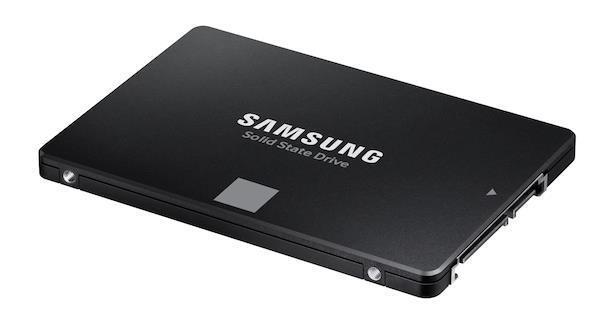 SSD SAMSUNG 870 EVO 1TB SATA SATA 3.0 MLC Write speed 530 MBytes/sec Read speed 560 MBytes/sec 2,5" TBW 600 TB MTBF 1500000 hours MZ-77E1T0B/EU - Image 2