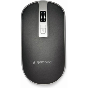 MOUSE USB OPTICAL WRL BLACK/SILVER MUSW-4B-06-BS GEMBIRD