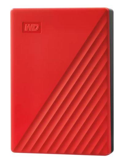 External HDD WESTERN DIGITAL My Passport 6TB USB 2.0 USB 3.2 Colour Red WDBR9S0060BRD-WESN