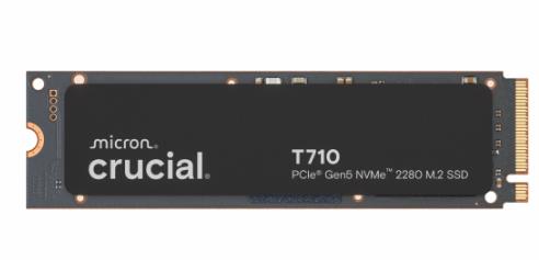 SSD CRUCIAL T710 2TB M.2 PCIe Gen5 NVMe Write speed 13800 MBytes/sec Read speed 14500 MBytes/sec TBW 1200 TB CT2000T710SSD8