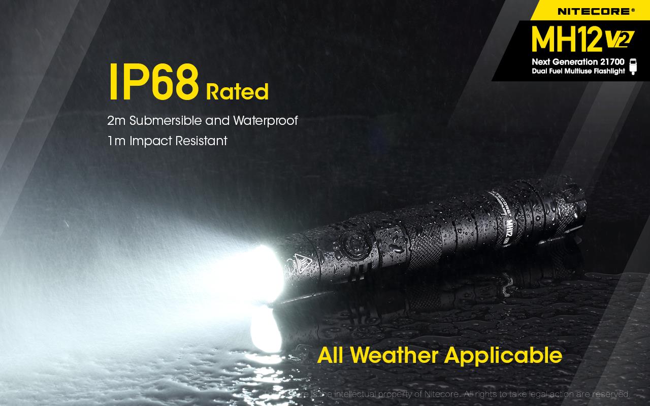 FLASHLIGHT MH SERIES/1200 LUMENS MH12 V2 NITECORE - Image 4