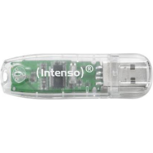 MEMORY DRIVE FLASH USB2 32GB/TRANSPARENT 3502480 INTENSO