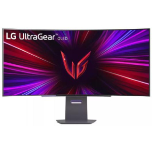Monitor LG 45GS95QE-B 45" Gaming/Curved/21 : 9 Panel OLED 3440x1440 21:9 240Hz 0.03 ms Swivel Height adjustable Tilt Colour Black 45GS95QE-B