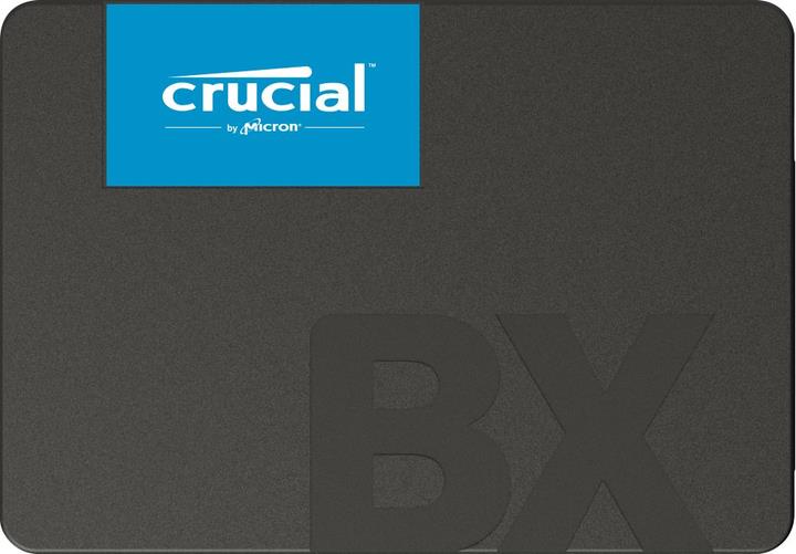 SSD CRUCIAL BX500 240GB SATA 3.0 Write speed 500 MBytes/sec Read speed 540 MBytes/sec 2,5" TBW 80 TB MTBF 1500000 hours CT240BX500SSD1