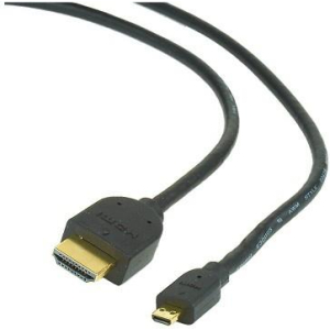 CABLE HDMI-MICRO HDMI 1.8M/V.2.0 BLK CC-HDMID-6 GEMBIRD