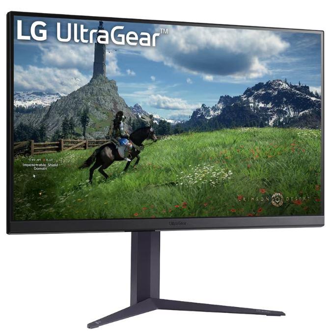 LCD Monitor LG 31.5" Panel IPS 2560x1440 16:9 180Hz 1 ms Pivot Height adjustable Tilt Colour Black 32GS85Q-B - Image 3