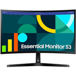LCD Monitor SAMSUNG LS24D366GAUXEN 24" Business/Curved Panel VA 1920x1080 16:9 100Hz 4 ms Tilt Colour Black LS24D366GAUXEN