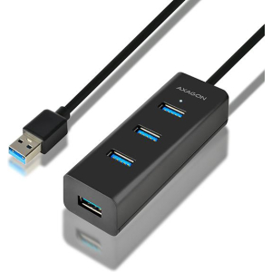 I/O HUB USB3.0 4PORT CHARGING/1.2M HUE-S2BL AXAGON