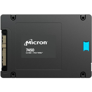 SSD MICRON SSD series 7450 PRO 960GB PCIe Gen4 NVMe NAND flash technology TLC Write speed 1400 MBytes/sec Read speed 6800 MBytes/sec Form Factor U.3 TBW 28000 TB MTFDKCB960TFR-1BC1ZABYYR