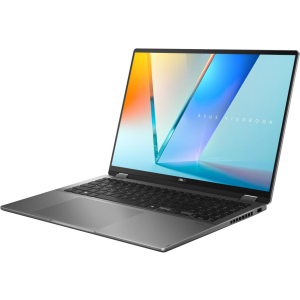Ultrabook ASUS VivoBook Flip TP3607SH-RJ013W CPU  Core Ultra u7-258V 2200 MHz 16" Touchscreen 2880x1800 RAM 16GB LPDDR5x SSD 1TB NVIDIA® GeForce RTXT 5050 Laptop GPU 8GB ENG Card Reader Micro SD Windows 11 Home Grey 1.8 kg 90NB15S1-M001F0