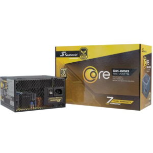 Power Supply SEASONIC CORE GX 650 Watts Efficiency 80 PLUS GOLD SRP-CGX651-A5A32SF