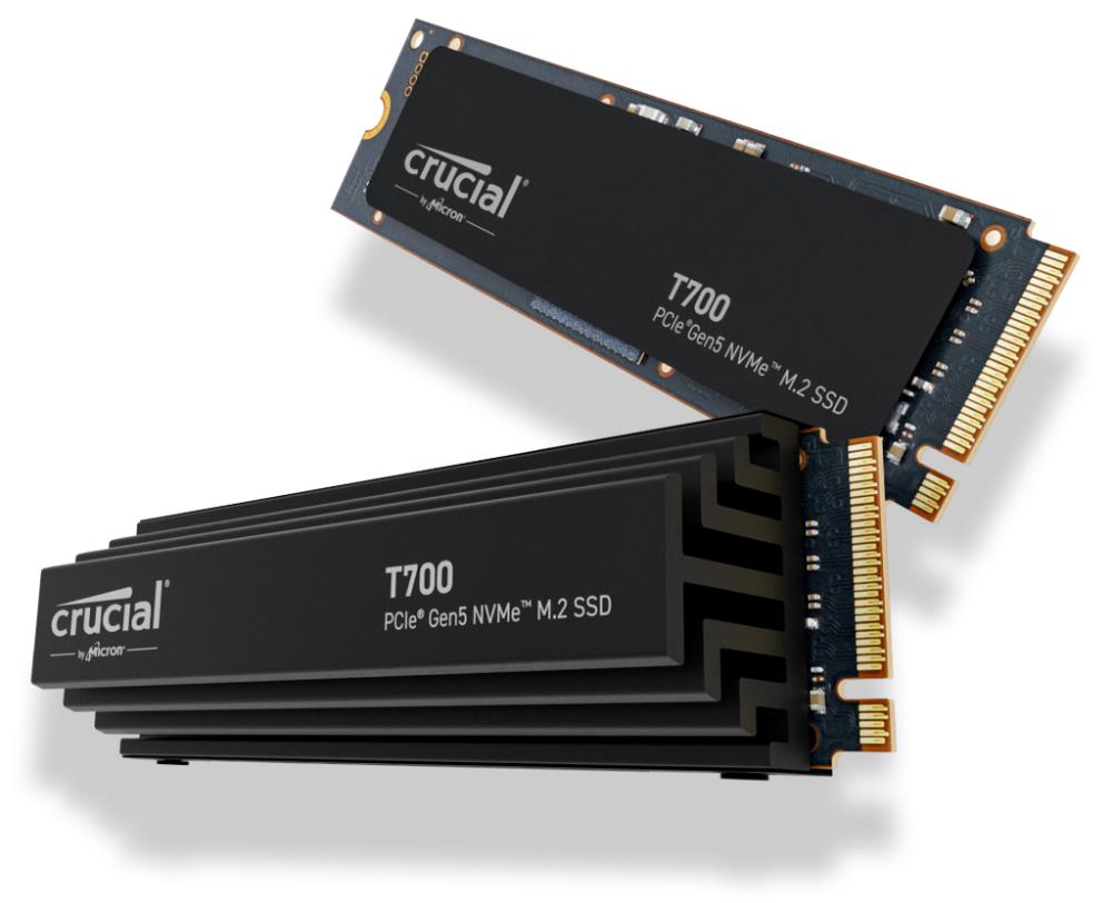 SSD CRUCIAL T700 2TB M.2 PCIe Gen5 NVMe TLC Write speed 11800 MBytes/sec Read speed 12400 MBytes/sec TBW 1200 TB CT2000T700SSD5 - Image 2