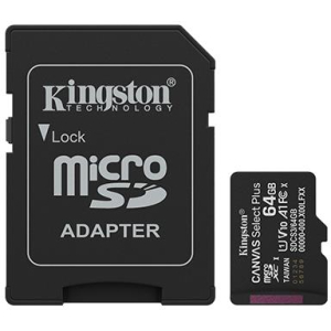 MEMORY MICRO SDXC 64GB UHS-I/W/ADAPTER SDCS3/64GB KINGSTON