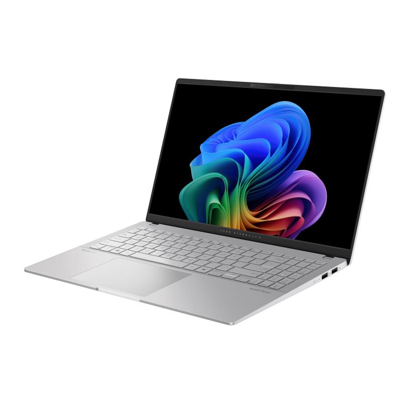 Notebook ASUS VivoBook Series S 15 OLED S5507QA-MA001W CPU Snapdragon X1E78100 3400 MHz 15.6" 2880x1620 RAM 32GB LPDDR5x SSD 1TB Qualcomm Adreno Integrated ENG Card Reader micro SD Windows 11 Home Silver 1.5 kg 90NB14Q2-M006N0 - Image 3