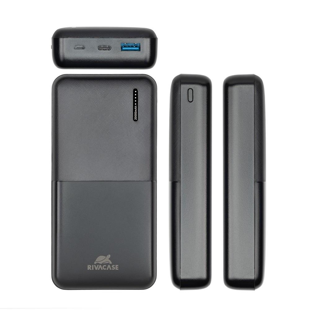 POWER BANK USB 20000MAH/BLACK VA2571 RIVACASE - Image 2