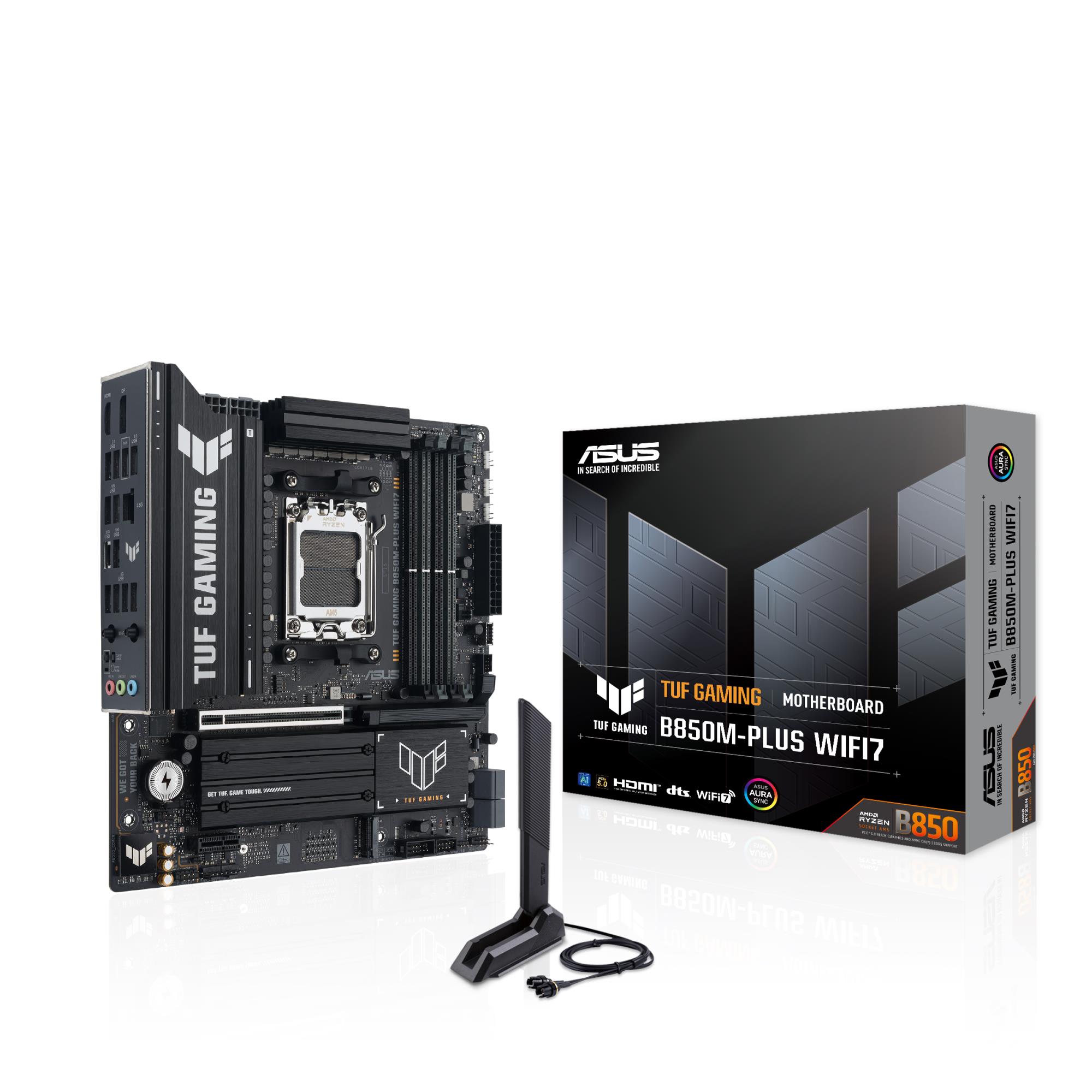 MB AMD B850 SAM5 MATX/GAMING B850M-PLUS WIFI7 ASUS