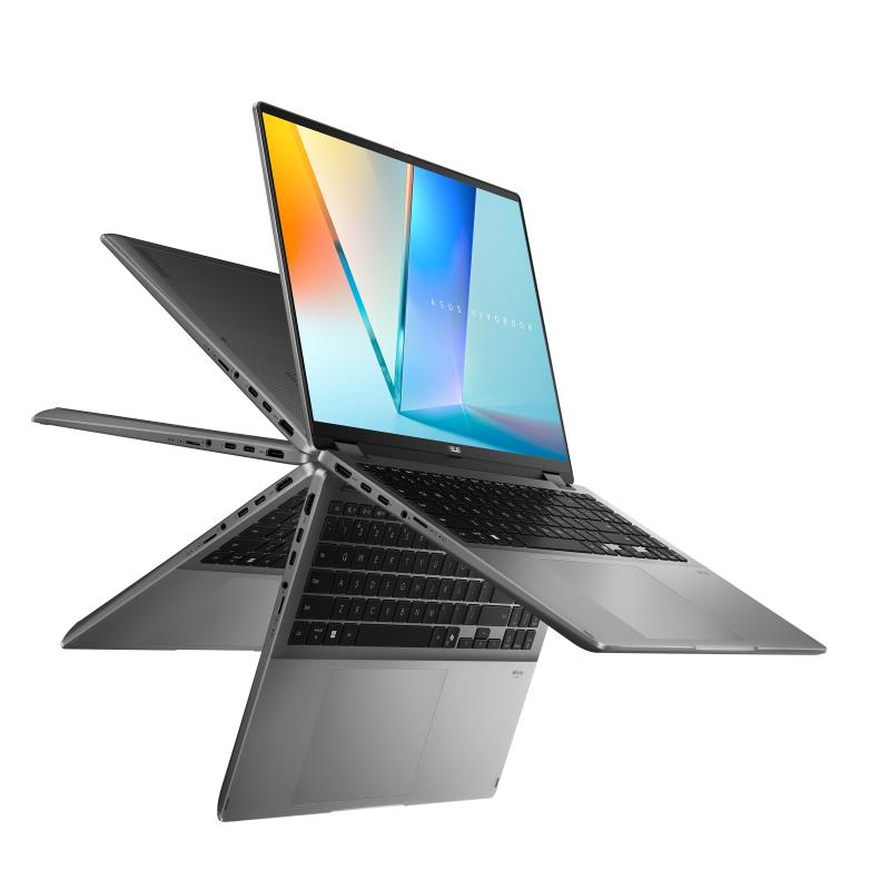 Ultrabook ASUS VivoBook Flip TP3607SA-RJ033W CPU Core Ultra u7-256V 2200 MHz 16" Touchscreen 2880x1800 RAM 16GB LPDDR5x SSD 1TB Intel Arc Graphics Integrated ENG Card Reader Micro SD Windows 11 Home Grey 1.78 kg 90NB1511-M001U0 - Image 6