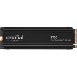SSD CRUCIAL T700 4TB M.2 PCIe Gen5 NVMe TLC Write speed 11800 MBytes/sec Read speed 12400 MBytes/sec TBW 2400 TB CT4000T700SSD5