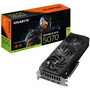 Graphics Card GIGABYTE NVIDIA GeForce RTX 5070 12 GB GDDR7 192 bit PCIE 5.0 16x GPU 2542 MHz Triple slot Fansink 1xHDMI 3xDisplayPort GV-N5070WF3OC-12GD