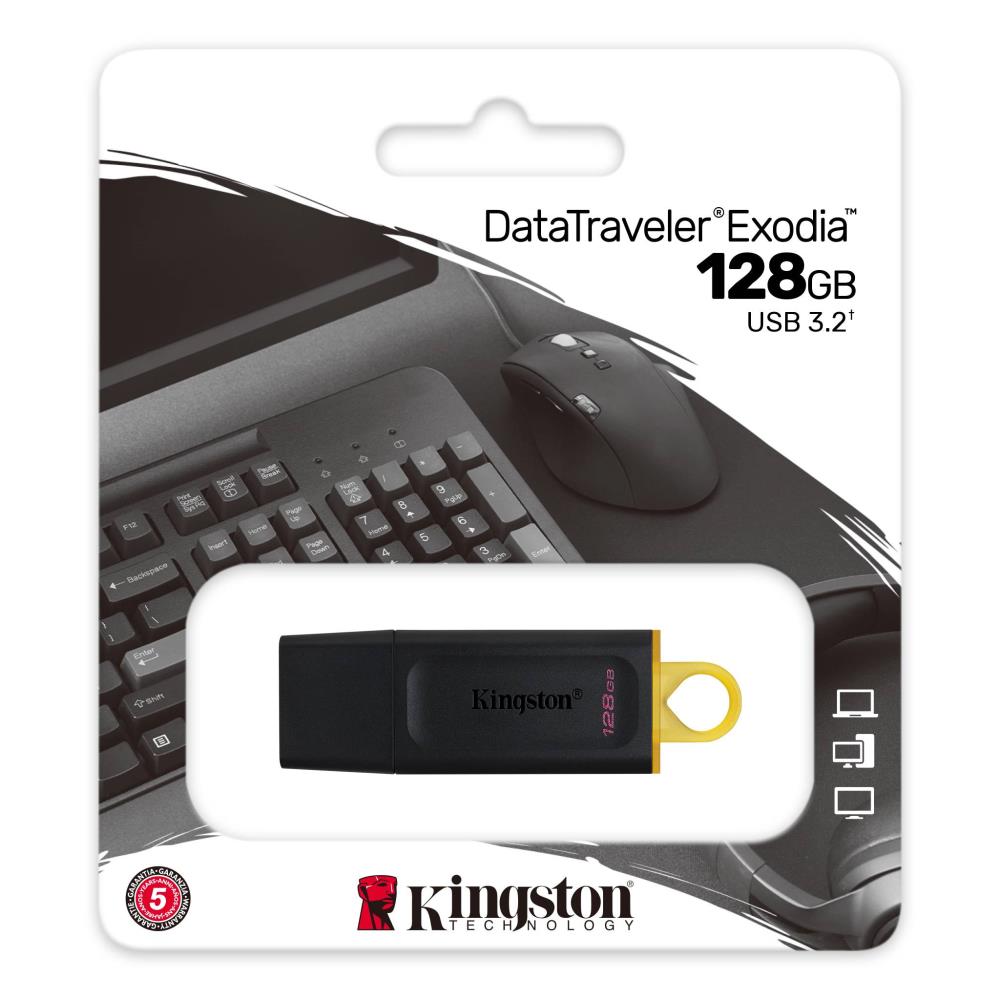 MEMORY DRIVE FLASH USB3.2/128GB DTX/128GB KINGSTON - Image 3