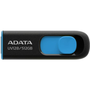 MEMORY DRIVE FLASH USB3 512GB/BLK/BLUE AUV128-512G-RBE ADATA