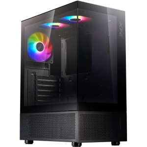 Case ADATA INVADER X MINI MidiTower Case product features Transparent panel ATX MicroATX MiniITX Colour Black INVADERXMINIMT-BKCWW