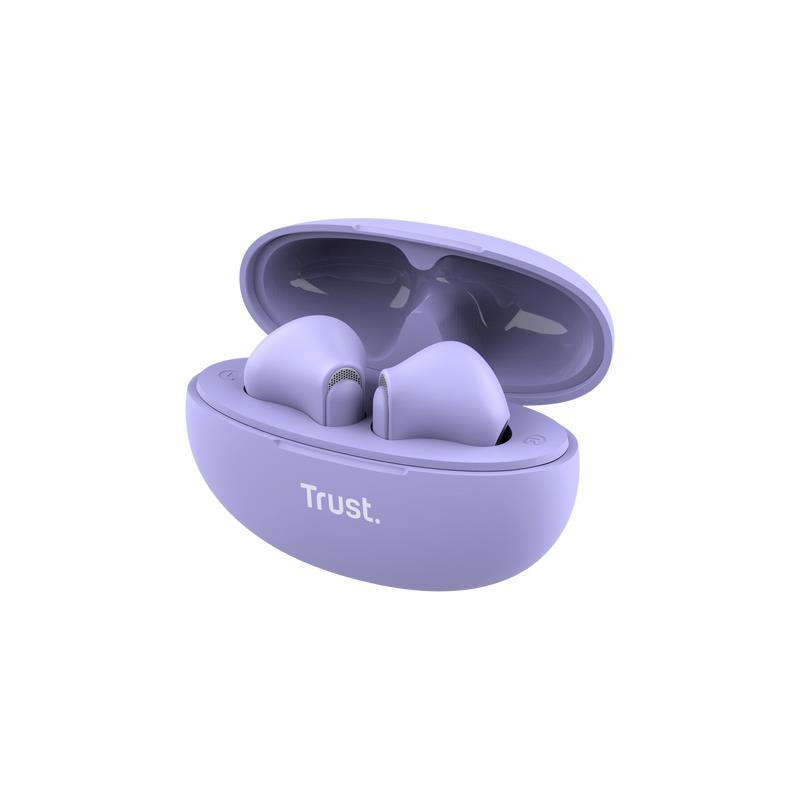 HEADSET EARPHONES YAVI BT ENC/PURPLE 25299 TRUST - Image 3