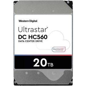 HDD WESTERN DIGITAL ULTRASTAR Ultrastar DC HC560 WUH722020BLE6L4 20TB SATA 512 MB 7200 rpm 3,5" 0F38785