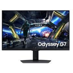 LCD Monitor SAMSUNG Odyssey G7 27" Gaming Panel IPS 3840x2160 16:9 144Hz 1 ms Speakers Swivel Pivot Height adjustable Tilt Colour Black LS27DG702EUXDU