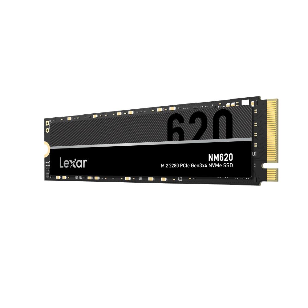 SSD LEXAR NM620 256GB M.2 PCIE NVMe Write speed 1300 MBytes/sec Read speed 3300 MBytes/sec MTBF 1500000 hours LNM620X256G-RNNNG - Image 2