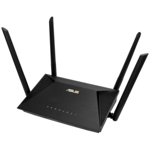 Wireless Router ASUS Wireless Router 1800 Mbps Wi-Fi 6 USB 1 WAN 3x10/100/1000M Number of antennas 4 RT-AX53U
