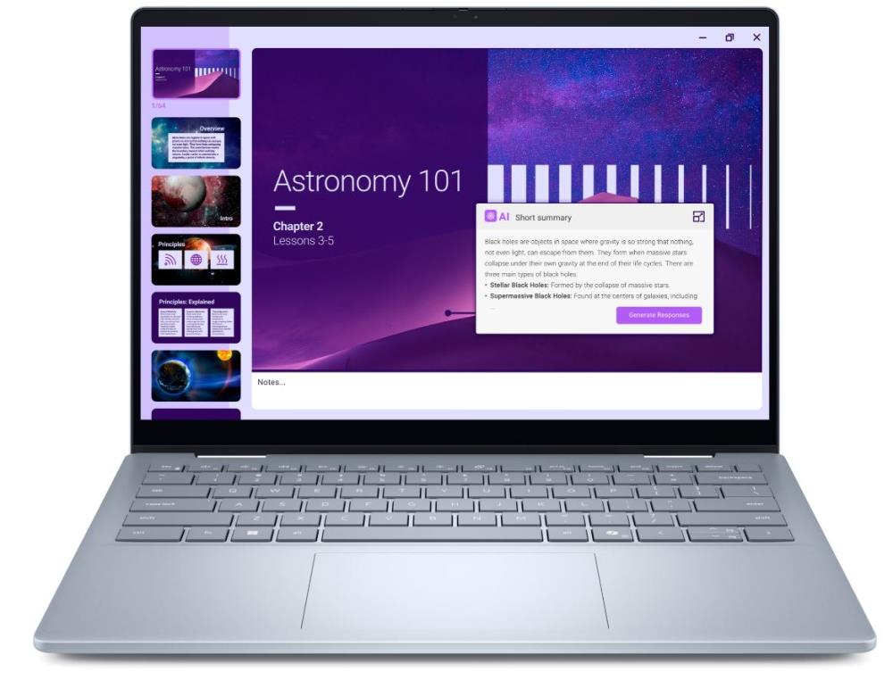 Notebook DELL 14 Plus 2-in-1 DB04250 CPU Core Ultra u7-256V 2200 MHz 14" Touchscreen 1920x1200 RAM 16GB LPDDR5x 8533 MHz SSD 512GB Intel Arc Graphics Integrated ENG Windows 11 Pro Ice Blue 1.61 kg DB04250_LNL_203 - Image 2