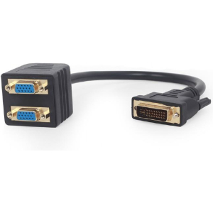 CABLE SPLITTER DVI TO DUAL VGA/A-DVI-2VGA-01 GEMBIRD